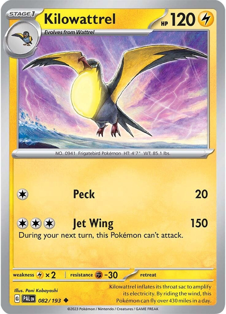 Kilowattrel (082/193) [Scarlet & Violet: Paldea Evolved] Pokémon