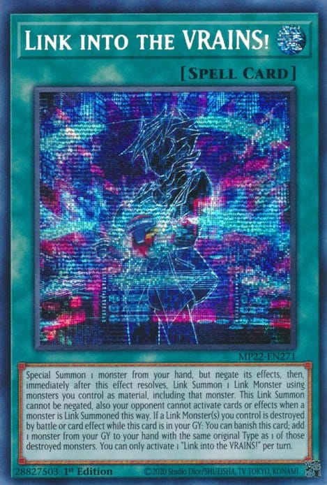 Link into the VRAINS! [MP22-EN271] Prismatic Secret Rare - Yugioh Cards For Your TCG Needs!