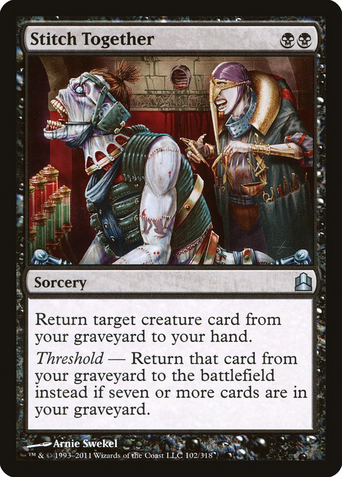 Stitch Together [Commander 2011] Magic: The Gathering