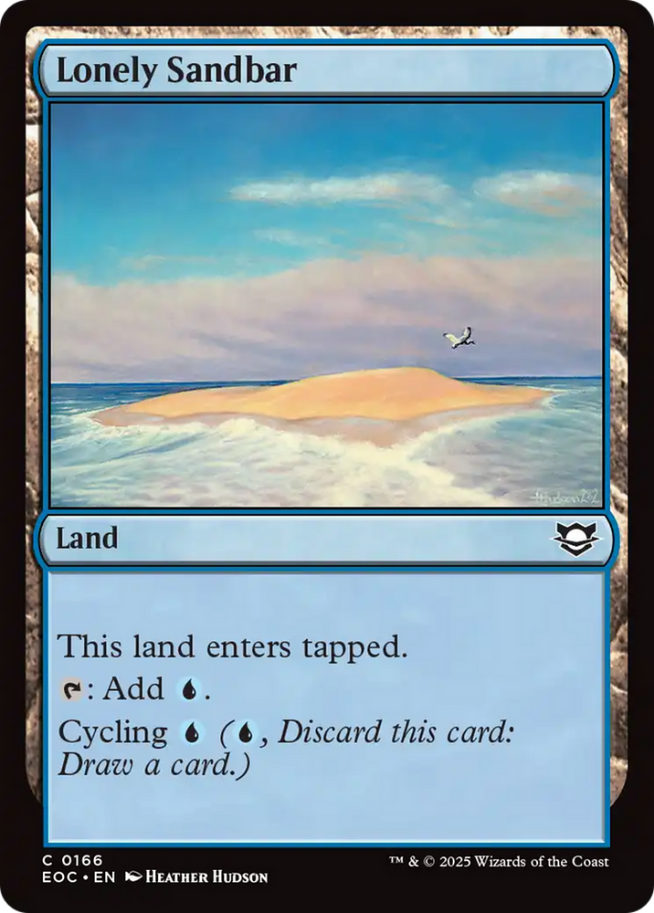 Lonely Sandbar [Edge of Eternities Commander] Magic: The Gathering