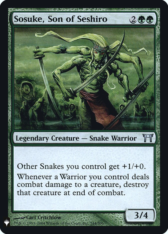 Sosuke, Son of Seshiro [Mystery Booster] Magic: The Gathering