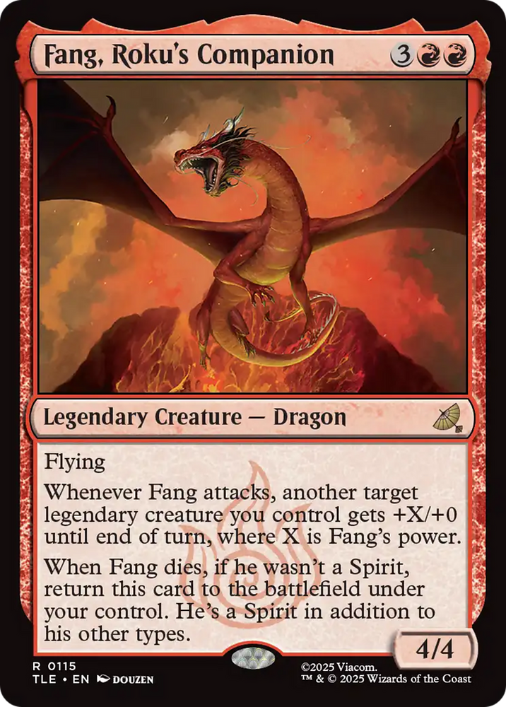 Fang, Roku's Companion [Avatar: The Last Airbender: Eternal-Legal] Magic: The Gathering