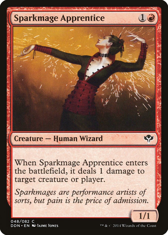 Sparkmage Apprentice [Duel Decks: Speed vs. Cunning] Magic: The Gathering