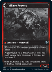 Village Watch // Village Reavers [Innistrad: Double Feature] Magic: The Gathering