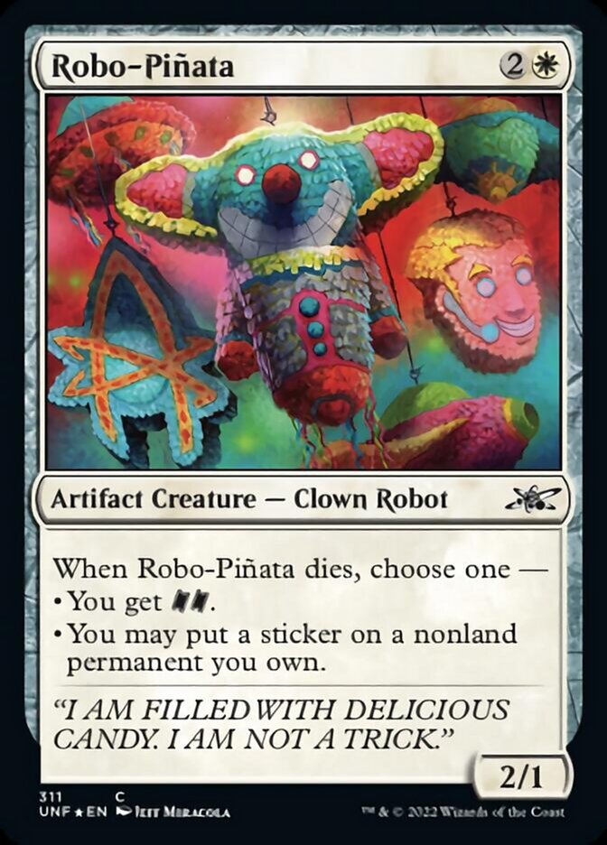 Robo-Pinata (Galaxy Foil) [Unfinity] Magic: The Gathering