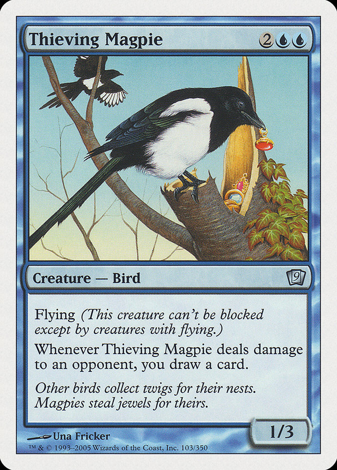 Thieving Magpie [Ninth Edition] Magic: The Gathering