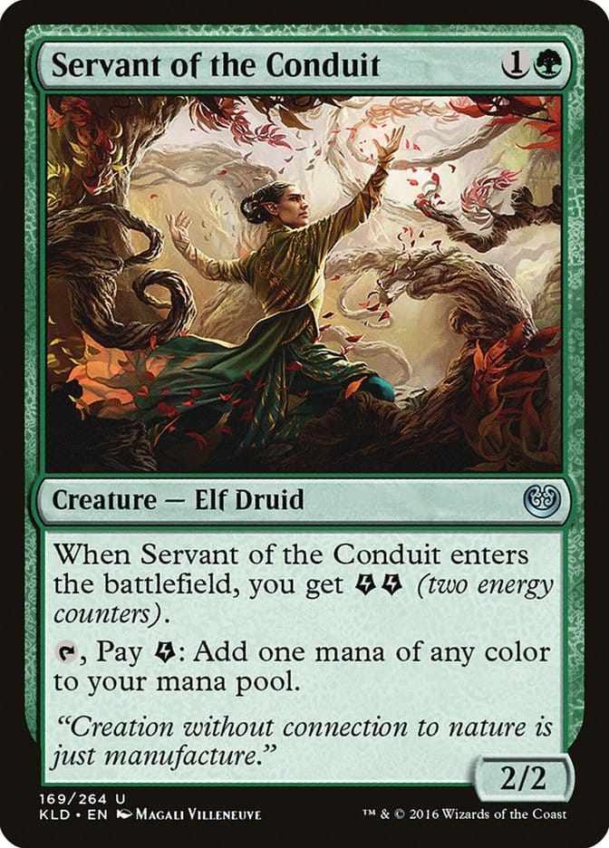 Servant of the Conduit [Kaladesh] Magic: The Gathering