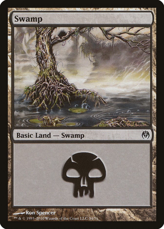 Swamp (34) [Duel Decks: Phyrexia vs. the Coalition] Magic: The Gathering