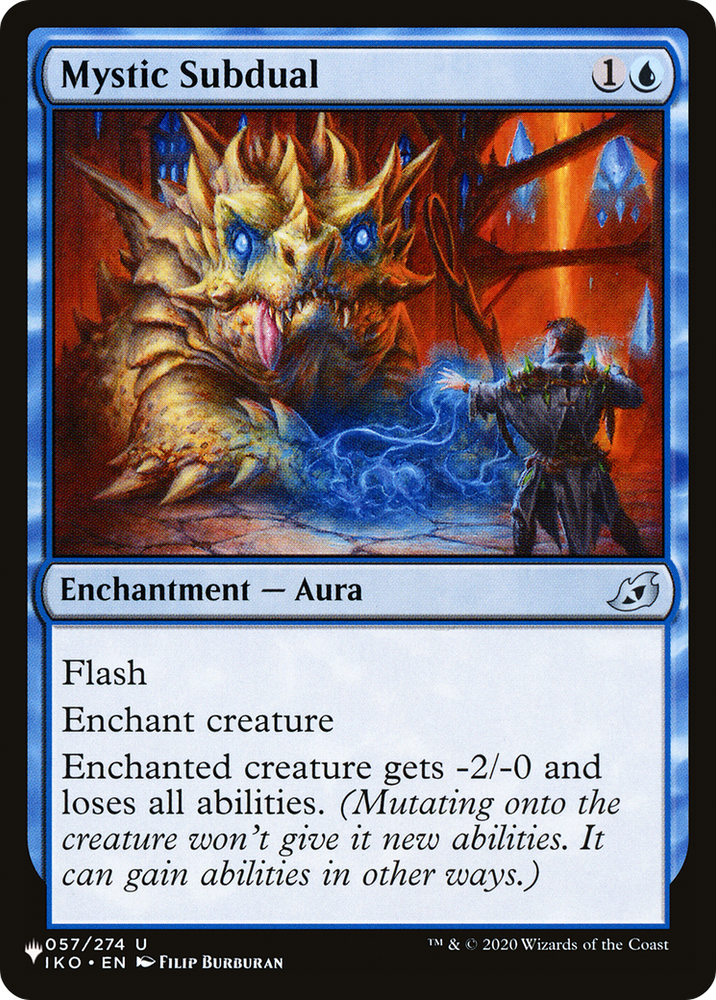 Mystic Subdual [The List] Magic: The Gathering