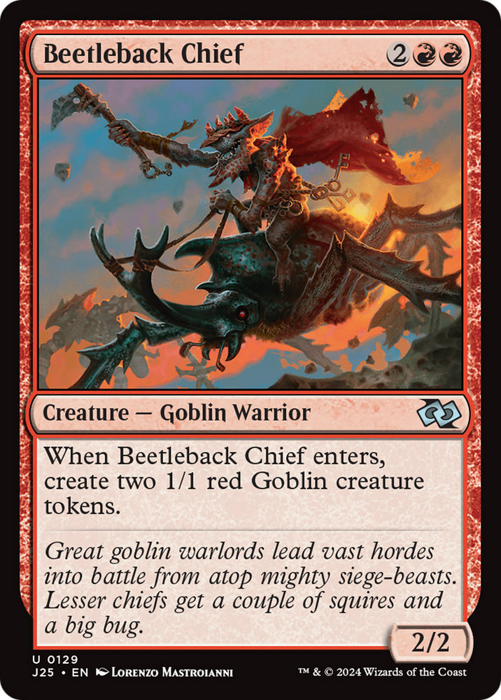 Beetleback Chief [Foundations Jumpstart] Magic: The Gathering