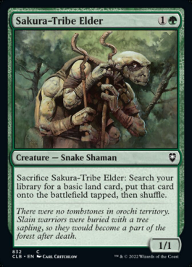Sakura-Tribe Elder [Commander Legends: Battle for Baldur's Gate] Magic: The Gathering