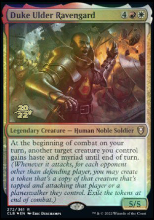 Duke Ulder Ravengard [Commander Legends: Battle for Baldur's Gate Prerelease Promos] Magic: The Gathering