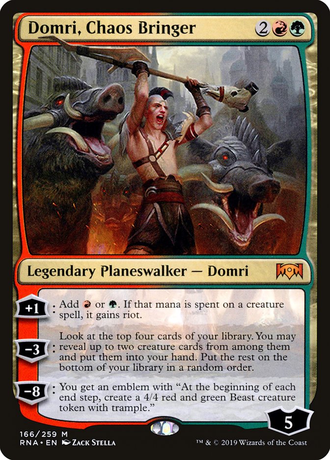 Domri, Chaos Bringer [Ravnica Allegiance] Magic: The Gathering