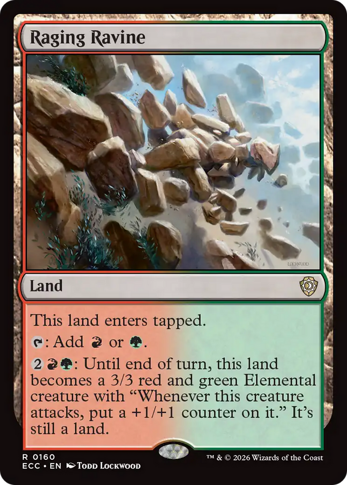Raging Ravine [Lorwyn Eclipsed Commander] Magic: The Gathering