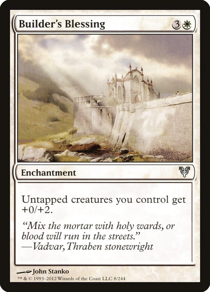 Builder's Blessing [Avacyn Restored] Magic: The Gathering