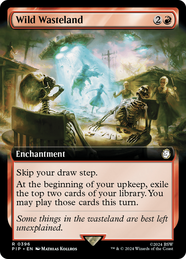 Wild Wasteland (Extended Art) [Fallout] Magic: The Gathering
