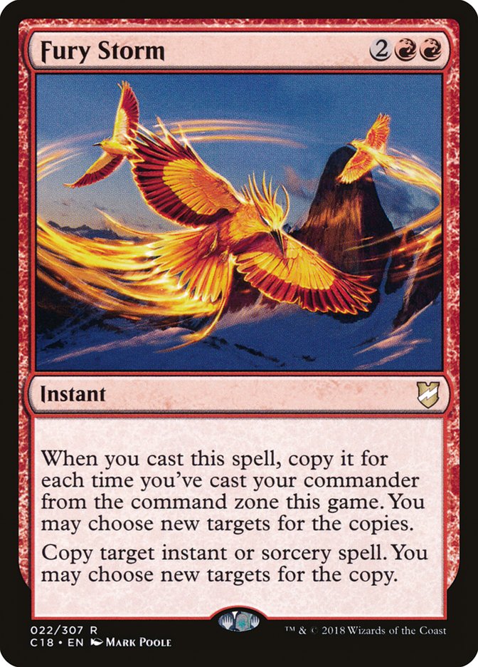 Fury Storm [Commander 2018] Magic: The Gathering