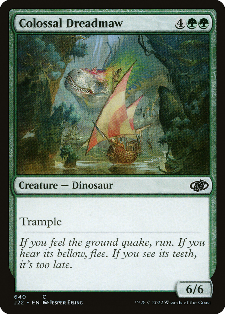 Colossal Dreadmaw [Jumpstart 2022] Magic: The Gathering