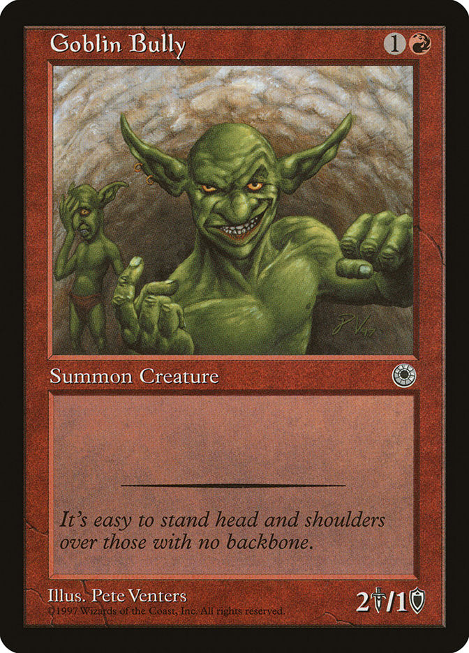 Goblin Bully [Portal] Magic: The Gathering