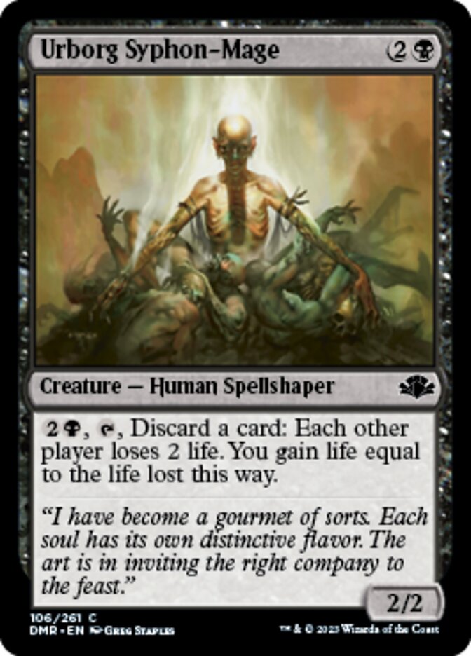 Urborg Syphon-Mage [Dominaria Remastered] Magic: The Gathering
