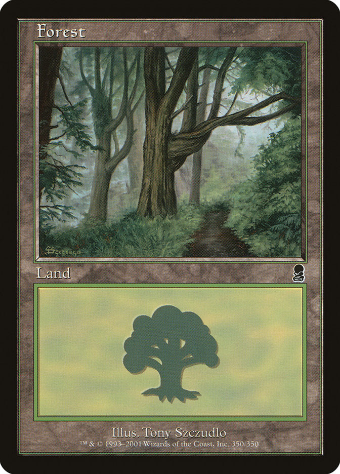 Forest (350) [Odyssey] Magic: The Gathering