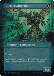 Delver of Secrets // Insectile Aberration (Borderless) [Secret Lair: From Cute to Brute] Magic: The Gathering