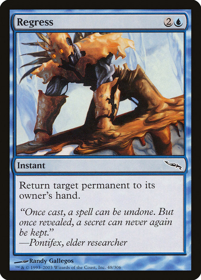 Regress [Mirrodin] Magic: The Gathering
