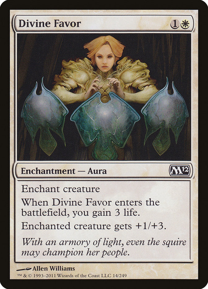 Divine Favor [Magic 2012] Magic: The Gathering