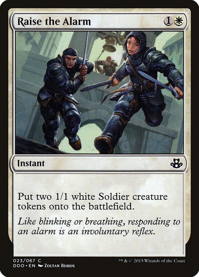 Raise the Alarm [Duel Decks: Elspeth vs. Kiora] Magic: The Gathering