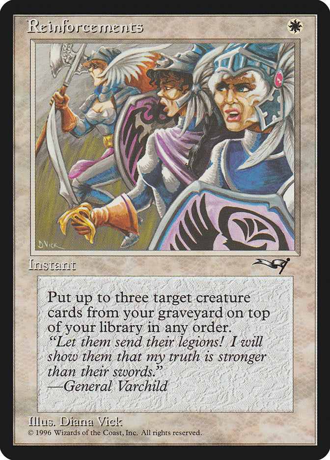 Reinforcements (No Archer) [Alliances] Magic: The Gathering