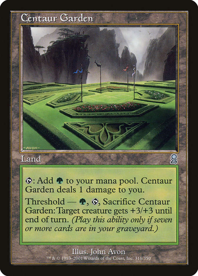 Centaur Garden [Odyssey] Magic: The Gathering