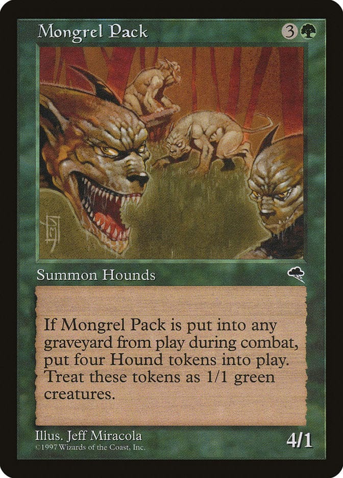 Mongrel Pack [Tempest] Magic: The Gathering