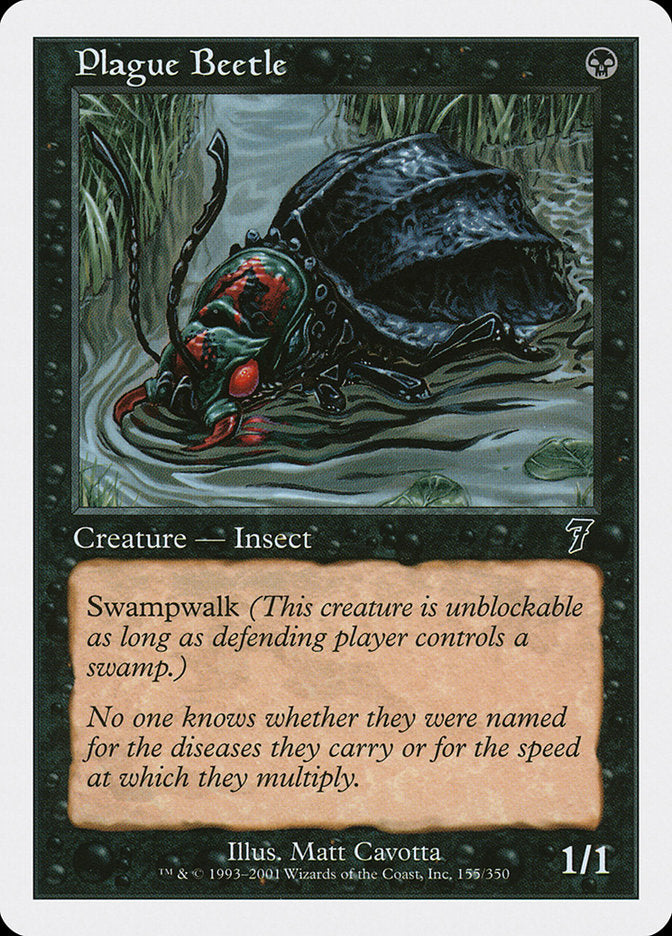 Plague Beetle [Seventh Edition] Magic: The Gathering
