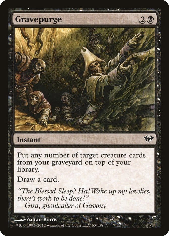 Gravepurge [Dark Ascension] Magic: The Gathering