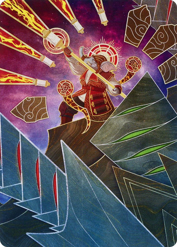 Quintorius, Loremaster Art Card (63) [March of the Machine Art Series] Magic: The Gathering