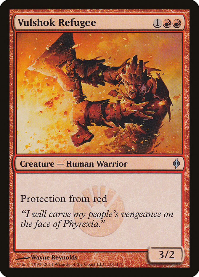 Vulshok Refugee [New Phyrexia] Magic: The Gathering
