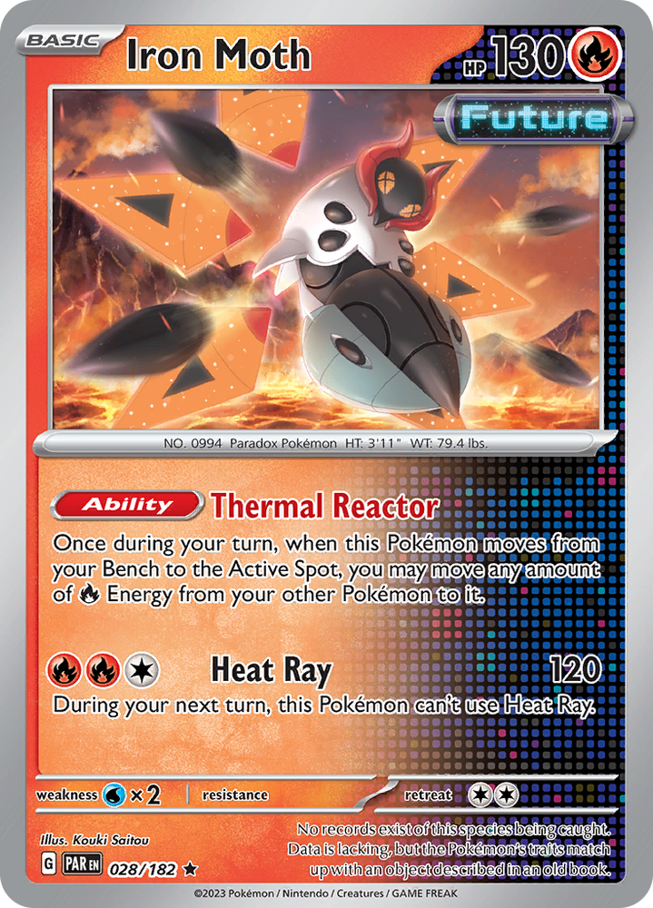Iron Moth (028/182) [Scarlet & Violet: Paradox Rift] Pokémon