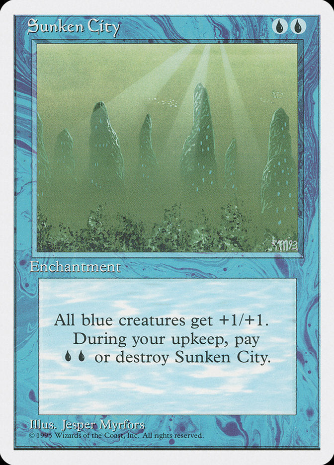 Sunken City [Fourth Edition] Magic: The Gathering