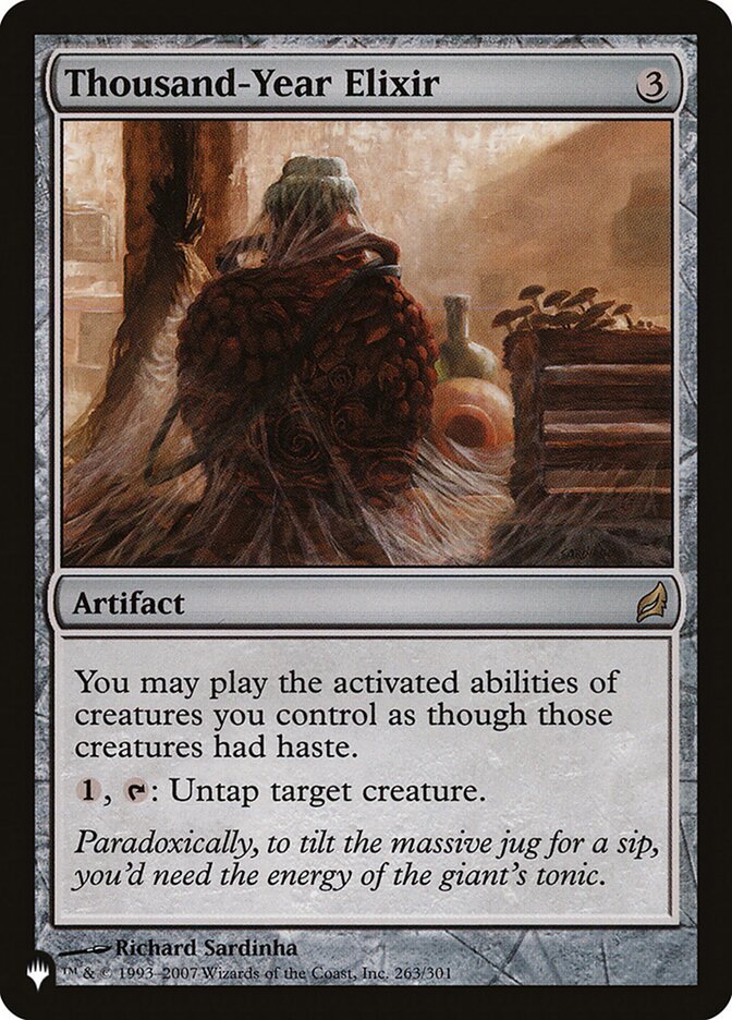 Thousand-Year Elixir [The List] Magic: The Gathering