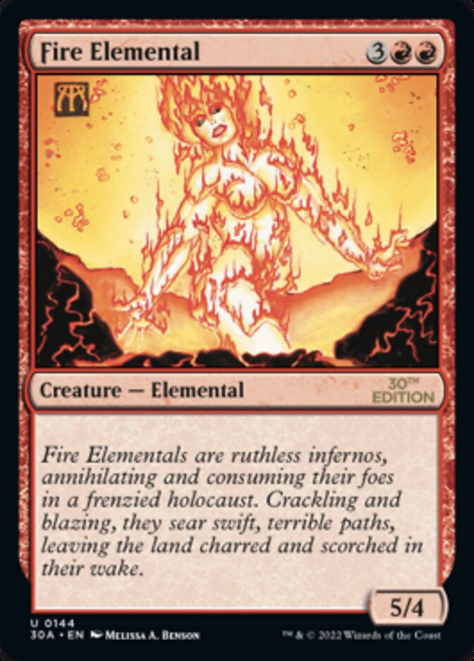Fire Elemental [30th Anniversary Edition] Magic: The Gathering