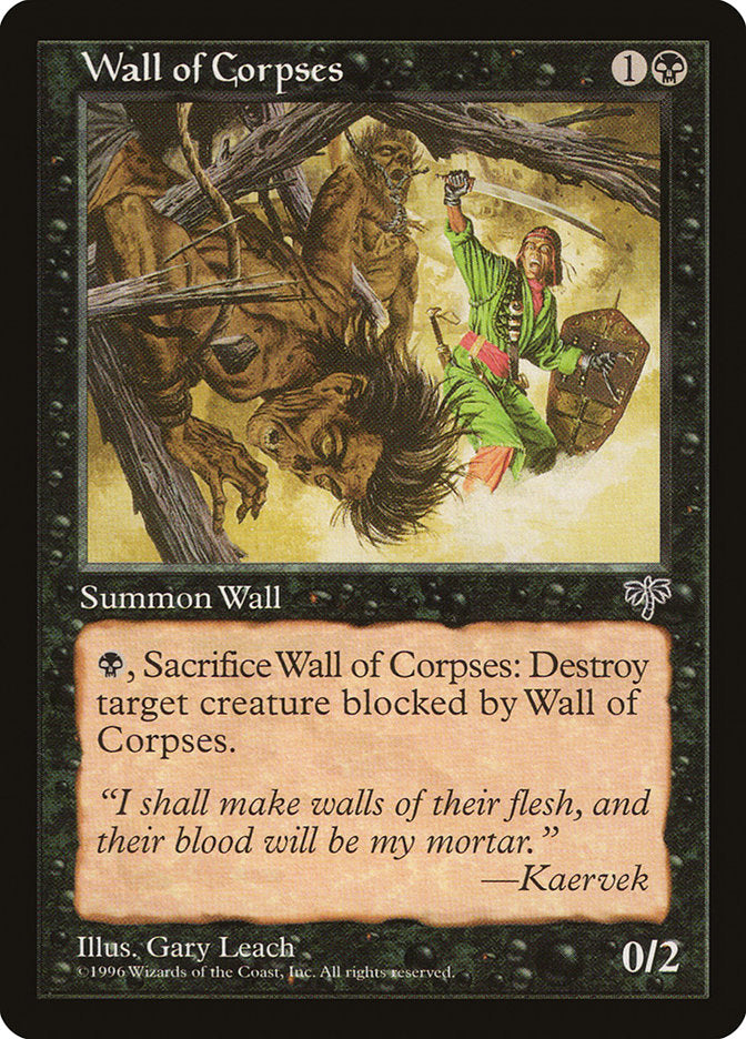 Wall of Corpses [Mirage] Magic: The Gathering