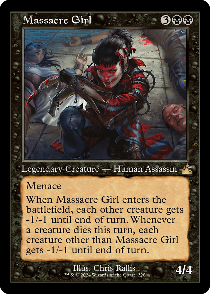Massacre Girl (Retro) [Ravnica Remastered] Magic: The Gathering