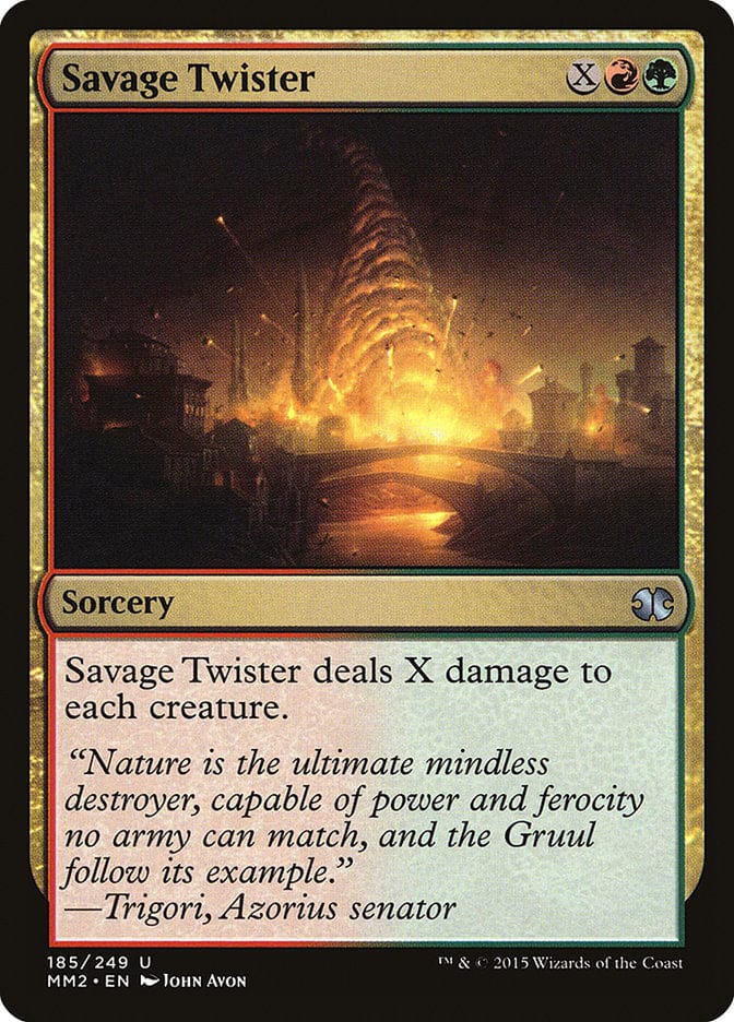 Savage Twister [Modern Masters 2015] Magic: The Gathering