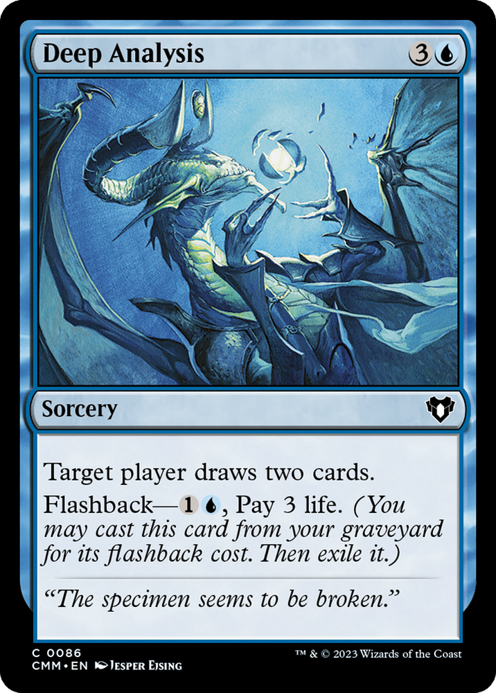 Deep Analysis [Commander Masters] Magic: The Gathering