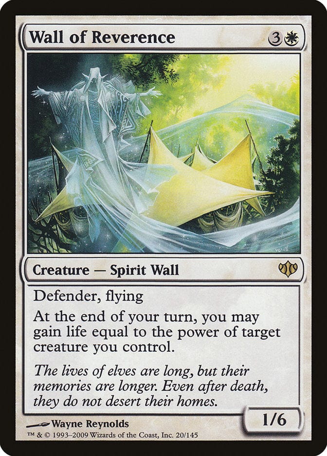Wall of Reverence [Conflux] Magic: The Gathering