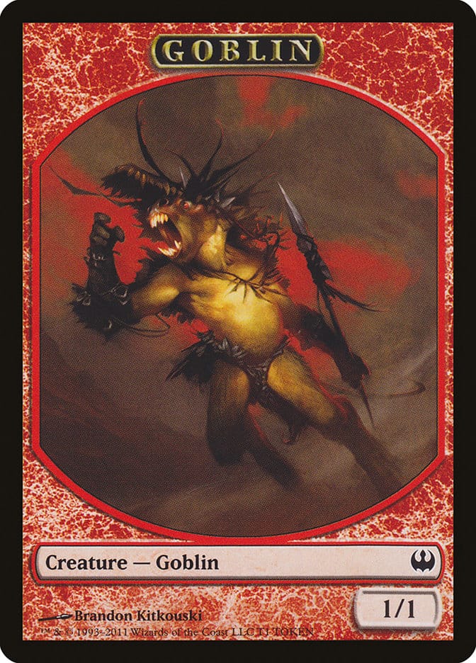 Goblin Token [Duel Decks: Knights vs. Dragons Tokens] Magic: The Gathering