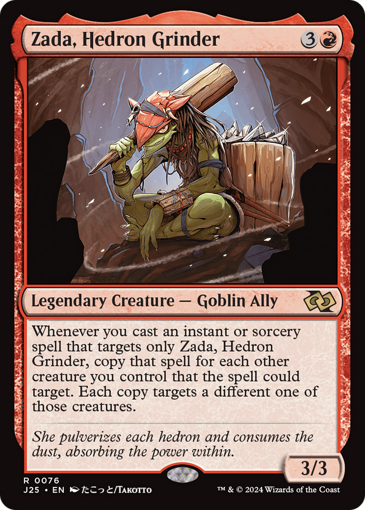 Zada, Hedron Grinder (Anime) [Foundations Jumpstart] Magic: The Gathering