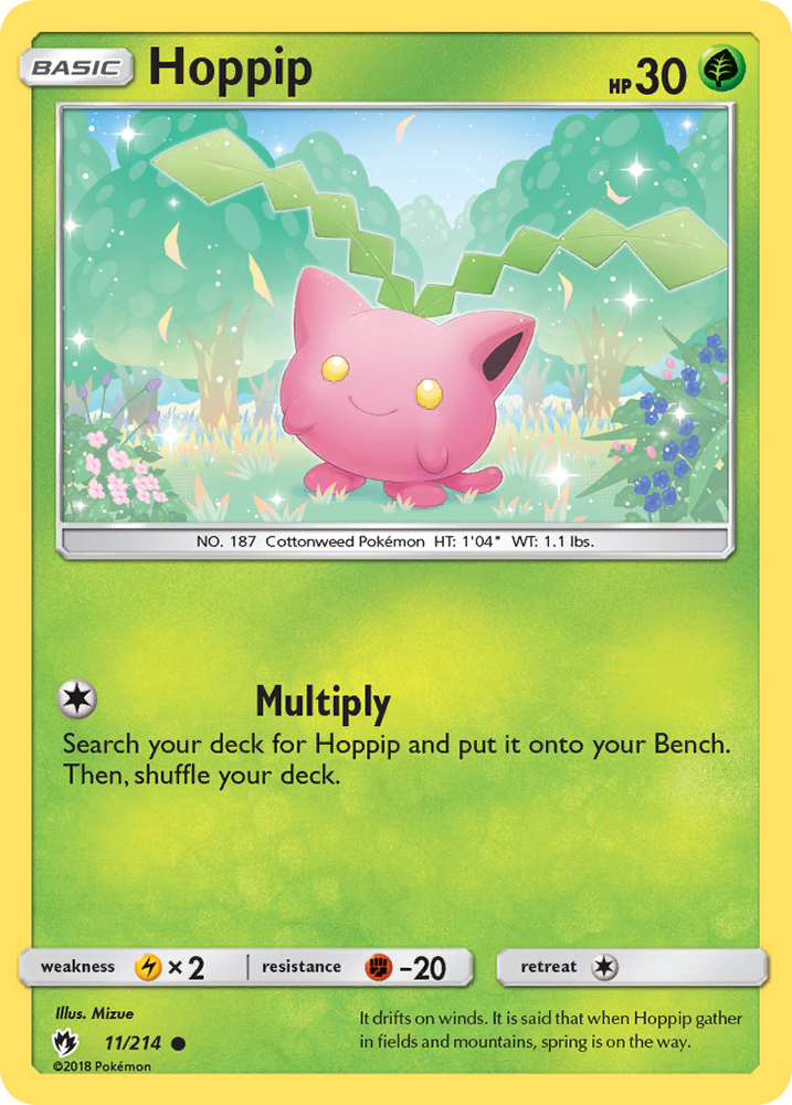 Hoppip (11/214) [Sun & Moon: Lost Thunder] Pokémon