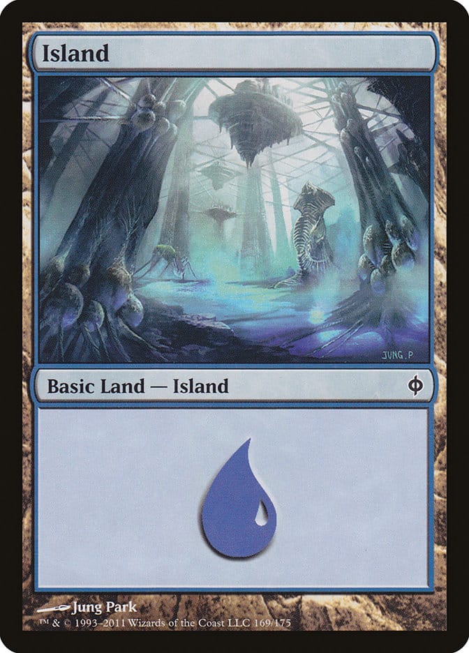 Island (169) [New Phyrexia] Magic: The Gathering
