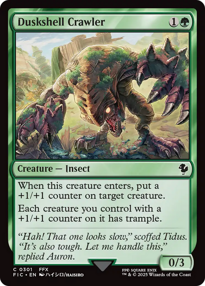 Duskshell Crawler [FINAL FANTASY Commander] Magic: The Gathering